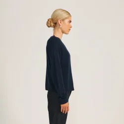 Rubie Blouse - Navy