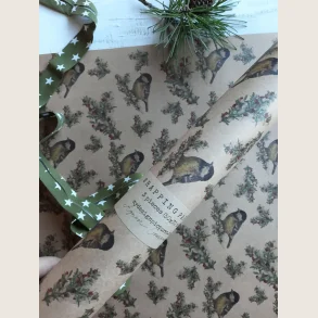 Gavepapir fugle - 3 ark