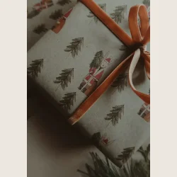 Gavepapir julekanin - 3 ark