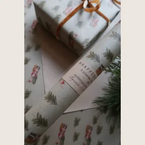 Gavepapir julekanin - 3 ark