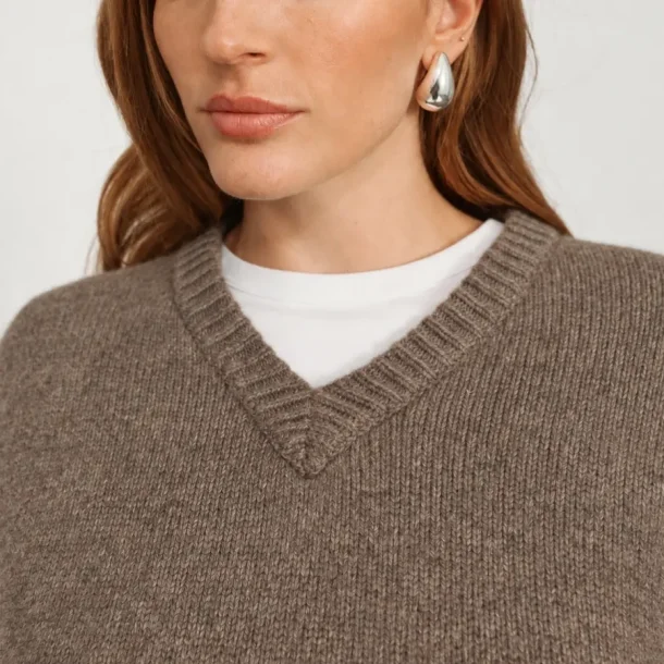 Olja Sweater Signature - brownstone