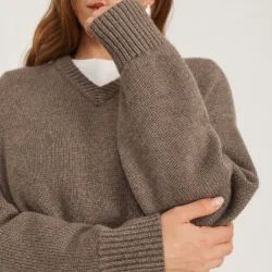 Olja Sweater Signature - brownstone