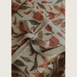 Velourb�nd lys brun